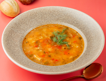 Шурпа с курицей